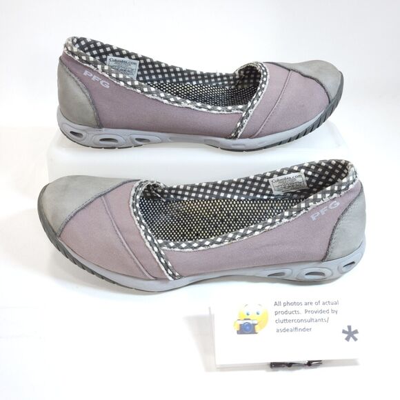Columbia Techlite PFG Slip On Casual Flats Womens Size 8 BL4431-003 Gray - Picture 5 of 9